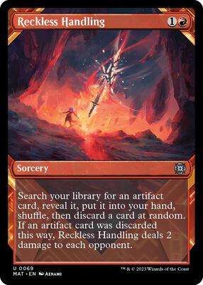 Reckless Handling (Showcase) card from March of the Machine: The Aftermath