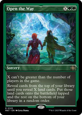 Open the Way (Foil Etched) card from March of the Machine: The Aftermath