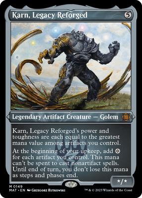Karn, Legacy Reforged (Foil Etched) card from March of the Machine: The Aftermath