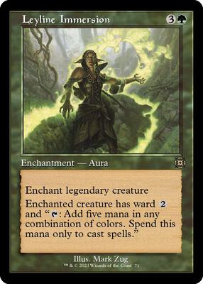 Leyline Immersion (Retro Frame) card from March of the Machine: The Aftermath