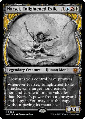 Narset, Enlightened Exile (Showcase) card from March of the Machine: The Aftermath