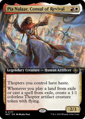 Pia Nalaar, Consul of Revival (Extended Art) card from March of the Machine: The Aftermath