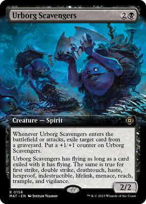 Urborg Scavengers (Extended Art) card from March of the Machine: The Aftermath