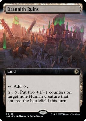 Drannith Ruins (Extended Art) card from March of the Machine: The Aftermath