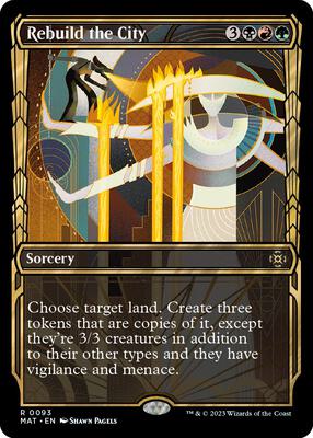 Rebuild the City (Showcase) card from March of the Machine: The Aftermath