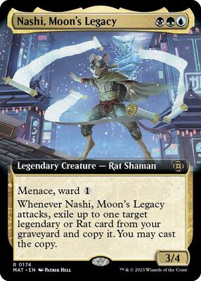 Nashi, Moon's Legacy (Extended Art) card from March of the Machine: The Aftermath