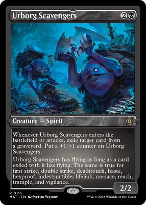 Urborg Scavengers (Foil Etched) card from March of the Machine: The Aftermath