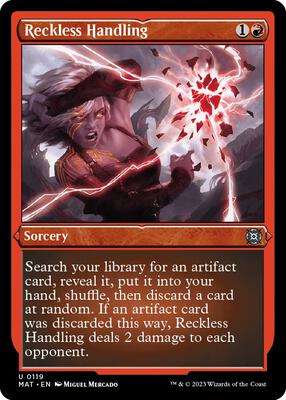 Reckless Handling (Foil Etched) card from March of the Machine: The Aftermath