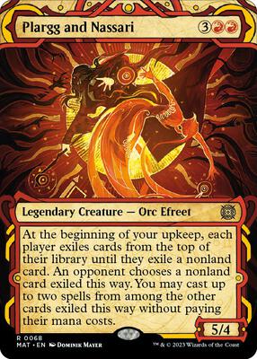Plargg and Nassari (Showcase) card from March of the Machine: The Aftermath