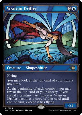 Vesuvan Drifter (Halo Foil) card from March of the Machine: The Aftermath