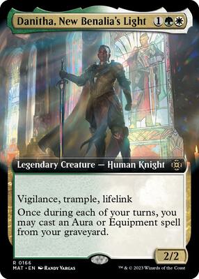 Danitha, New Benalia's Light (Extended Art) card from March of the Machine: The Aftermath