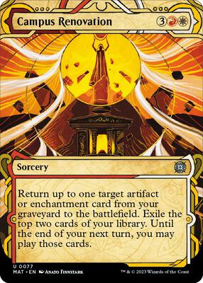 Campus Renovation (Showcase) card from March of the Machine: The Aftermath