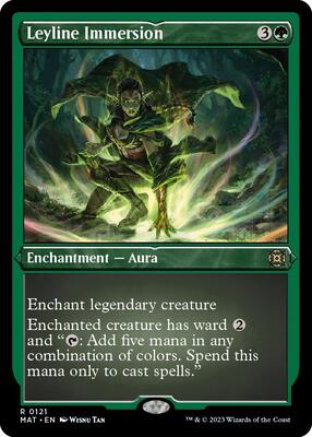 Leyline Immersion (Foil Etched) card from March of the Machine: The Aftermath