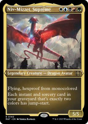 Niv-Mizzet, Supreme (Foil Etched) card from March of the Machine: The Aftermath