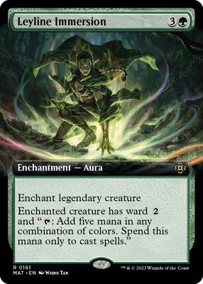 Leyline Immersion (Extended Art) card from March of the Machine: The Aftermath