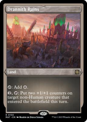Drannith Ruins (Foil Etched) card from March of the Machine: The Aftermath