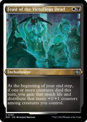 Feast of the Victorious Dead (Foil Etched) card from March of the Machine: The Aftermath