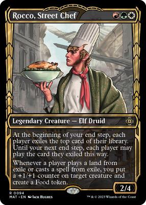 Rocco, Street Chef (Showcase) card from March of the Machine: The Aftermath