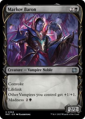 Markov Baron (Showcase) card from March of the Machine: The Aftermath