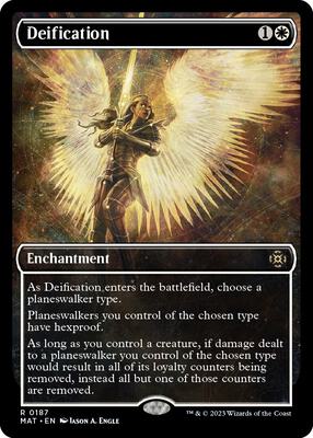 Deification (Halo Foil) card from March of the Machine: The Aftermath
