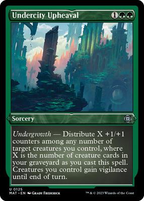 Undercity Upheaval (Foil Etched) card from March of the Machine: The Aftermath
