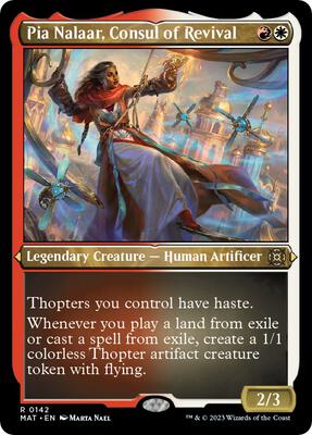 Pia Nalaar, Consul of Revival (Foil Etched) card from March of the Machine: The Aftermath