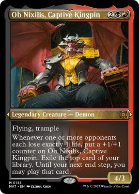 Ob Nixilis, Captive Kingpin (Foil Etched) card from March of the Machine: The Aftermath
