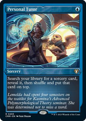 Personal Tutor (Foil Etched) card from Commander Masters