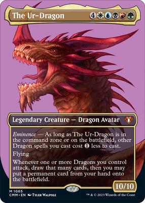 The Ur-Dragon (Textured Foil) card from Commander Masters