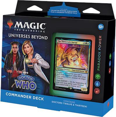 Universes Beyond: Doctor Who - Paradox Power Commander Deck card from Universes Beyond: Doctor Who