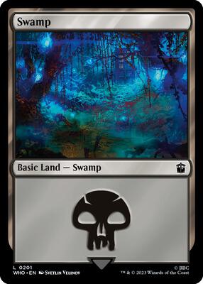 Swamp (0201) card from Universes Beyond: Doctor Who
