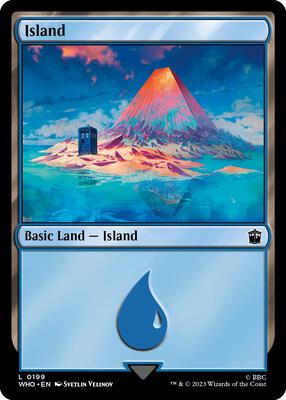 Island (0199) card from Universes Beyond: Doctor Who