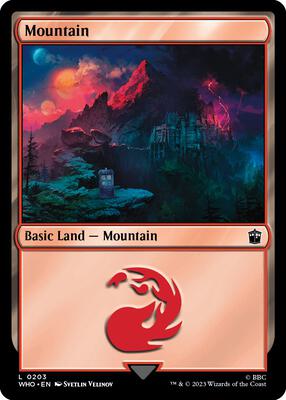 Mountain (0203) card from Universes Beyond: Doctor Who