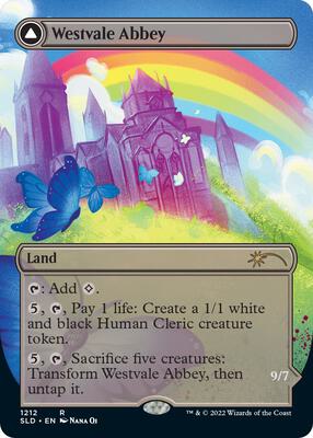 Westvale Abbey (Display Commander) - Thick Stock card from Secret Lair Drop Series