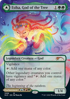 Esika, God of the Tree (Display Commander) - Thick Stock card from Secret Lair Drop Series