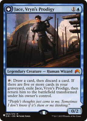 Jace, Vryn's Prodigy card from The List Reprints