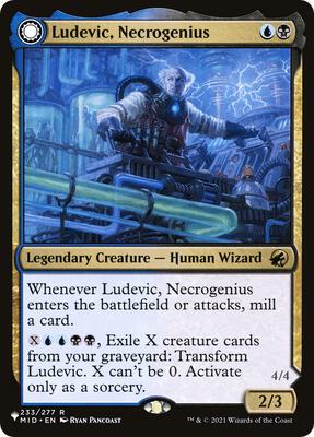 Ludevic, Necrogenius card from The List Reprints