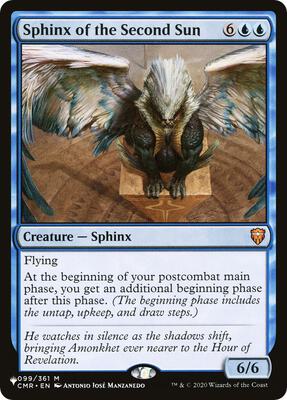 Sphinx of the Second Sun card from The List Reprints