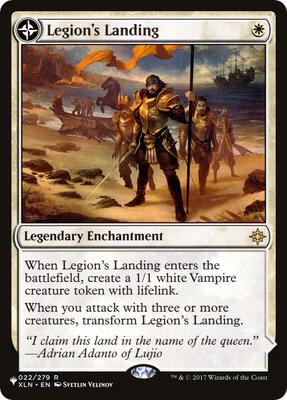 Legion's Landing card from The List Reprints