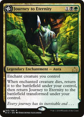 Journey to Eternity card from The List Reprints