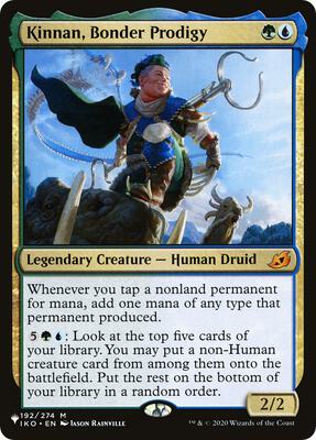 Kinnan, Bonder Prodigy card from The List Reprints