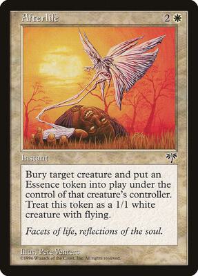 Afterlife card from Mirage