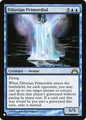 Diluvian Primordial card from The List Reprints