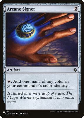 Arcane Signet (ELD) card from The List Reprints