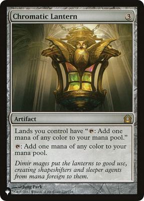 Chromatic Lantern (RTR) card from The List Reprints