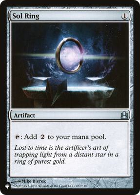 Sol Ring (CMD) card from The List Reprints