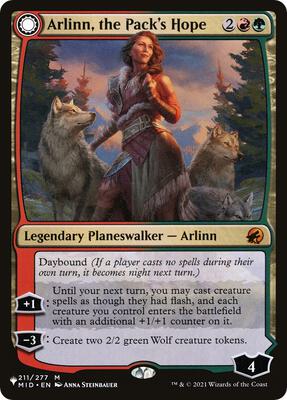 Arlinn, the Pack's Hope card from The List Reprints