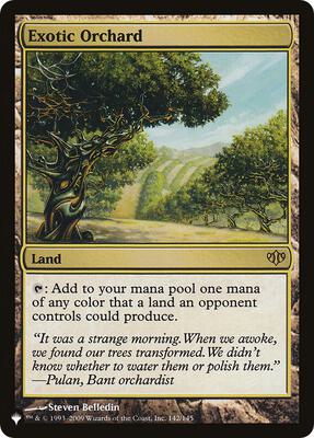 Exotic Orchard (CON) card from The List Reprints