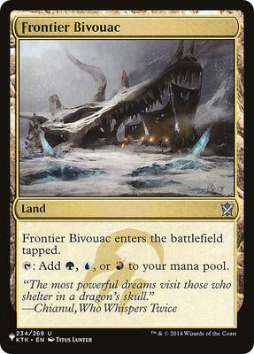 Frontier Bivouac (KTK) card from The List Reprints