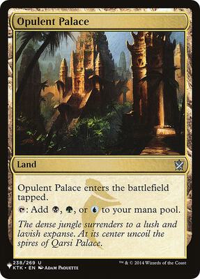Opulent Palace (KTK) card from The List Reprints